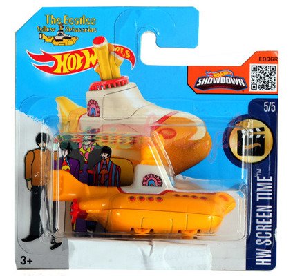 Mattel HOT WHEELS Yellow Submarine The Beatles